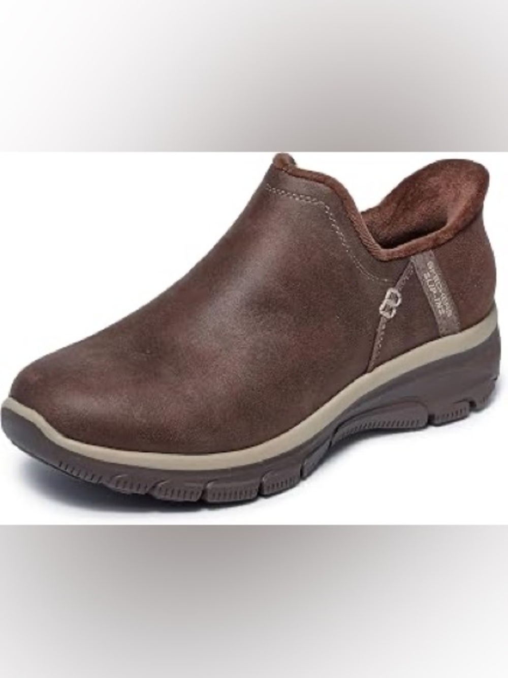 Women's Brown Slip-On Comfort Shoe